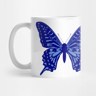 Butterfly, blue Mug